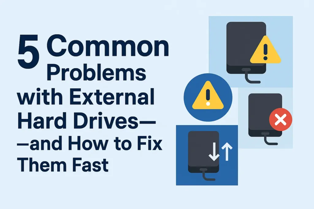 5 Common Problems with External Hard Drives—and How to Fix Them Fast