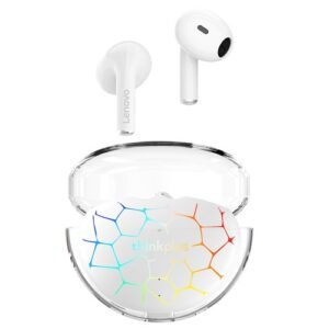 httpsmegazone.pkwp contentuploads202302Lenovo Thinkplus LP80 Pro RGB LED Lights Earphones White 509248 0. w500