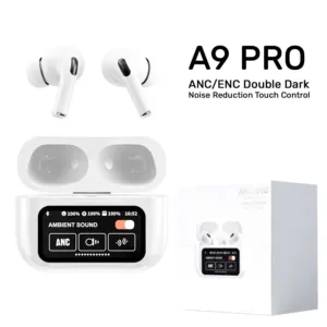 A9 Pro Apple Airpods Anc/enc Zhongkelqnxun Touch Control Bt 5.4 Earbuds white