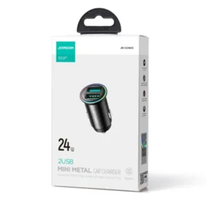 JOYROOM 24W Dual USB Car Charger Fast Charging Metal Adapter