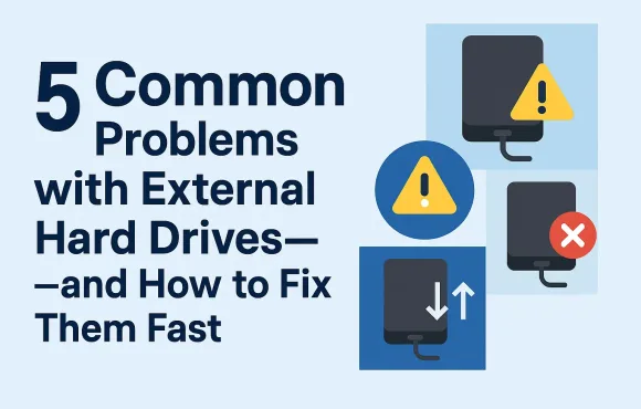 5 Common Problems with External Hard Drives—and How to Fix Them Fast